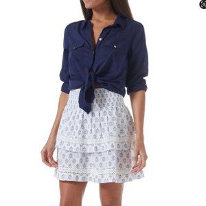 MELISSA ODABASH BARBARA AZTEC SKIRT